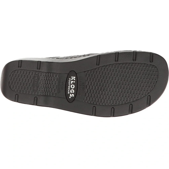 Klogs Women's 8.5 Naples Black Tooled Shoes for Nurses NWT Enhanced Grip - Picture 5 of 8